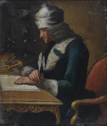 Porträt von Francois Marie Arouet de Voltaire 1694-1778