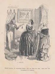 Als der neue Actaeon überraschte ich Diana, nicht in ihrem Bad, sondern mit einem Händler im Badezimmer..., 1843