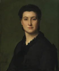 Porträt einer Frau, um 1875-1880