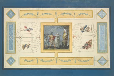 Studie für eine Decke, n.d.