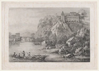 Ansicht des Klosters der Barfüßigen Karmeliten in Lyon, 1807