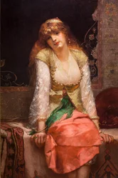 Orientalische Schönheit, vor oder um 1880