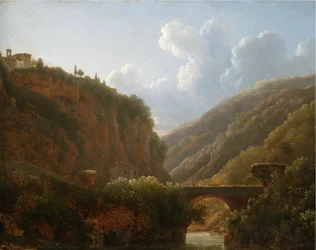 Ansicht des Klosters San Cosimato, nördlich von Rom