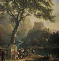 François I. an der Quelle von Vaucluse