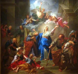 Die Heimsuchung der Jungfrau (Der Magnificat) von Jean Jouvenet