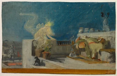 Skizze für "Der orientalische Traum"