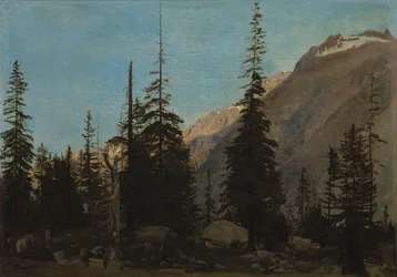 Alpine Landschaft: Die Handegg, Schweiz, 1850er