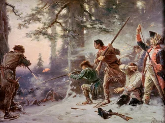 Schlacht auf Schneeschuhen 1757