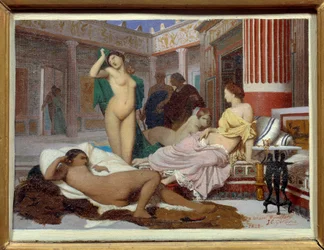 Griechisches Interieur. (1824-1904)