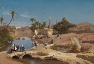 Blick auf Medinet El-Fayoum