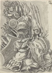 Eine Trophäe der Waffen