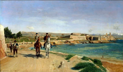 Antibes La promenade à cheval
