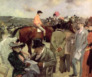 Das Pferderennen, ca. 1890