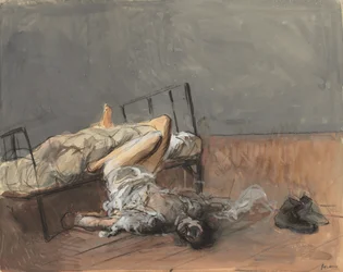 Der Selbstmord, viertes Viertel 1800er oder erstes Drittel 1900er Jahre