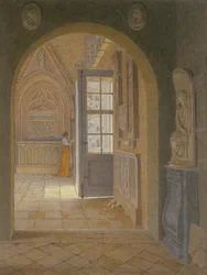Ein Raum im Kloster der Petits Augustins