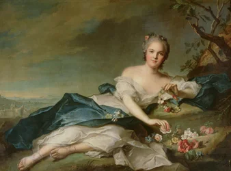 Henrietta Maria von Frankreich als Flora, 1742