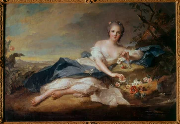 Porträt von Madame Henriette von Frankreich als Flora, Tochter von Ludwig XV