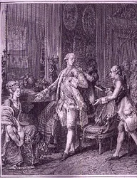 Die große Toilette, graviert von A.L. Romanet (1742-ca.1810)