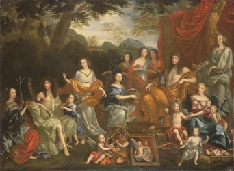 Die Familie von Ludwig XIV.