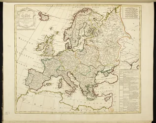 Karte von Europa