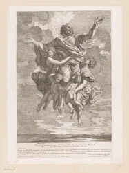 Paulus von Engeln in den Himmel getragen