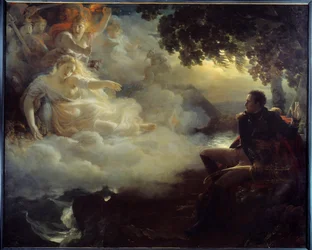 Allegorie des Zustands Frankreichs vor der Rückkehr Napoleons Bonaparte aus dem Ägyptenfeldzug (1798-1801)