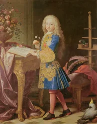 Porträt von Charles von Bourbon, ca. 1725-35