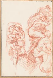 Figuren von der Decke der Sixtinischen Kapelle