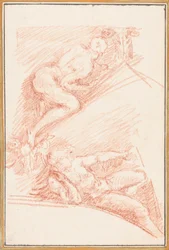 Figuren von der Decke der Sixtinischen Kapelle