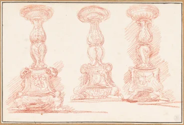 Studie von Kandelabern