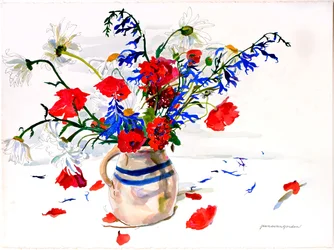 Gefallene Blütenblätter, Monte Sereno, Kalifornien