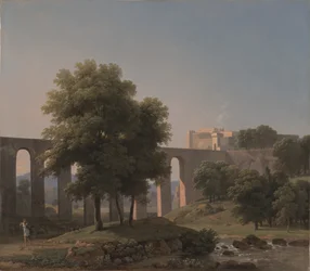Ein Aquädukt in der Nähe einer Festung, 1807