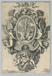 Entwurf für Weihwasserbecken, aus "Inventions Pour Faire des Plaques"