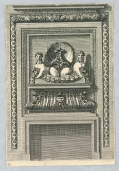 Entwurf für einen Kaminsims