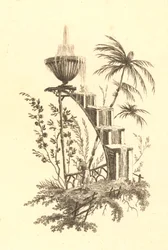 Chinesischer Brunnen mit Treppe