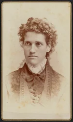 Carte-de-visite Porträt von Miss Julia J. Thomas, ca. 1875