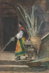 Palmsonntag in Spanien, 1873