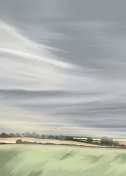 Ruhiger Landhimmel
