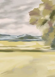 Goldenes Feld der Gelassenheit