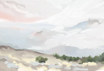 Heiterer Wüstenhimmel