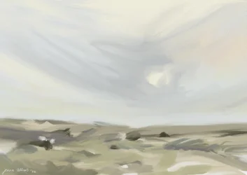 Gelassene Himmelslandschaft