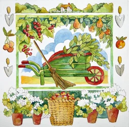 Schubkarre - Garteneinfassung, 2012