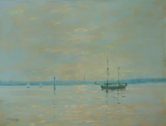 Southampton Wasser Sonnenuntergang