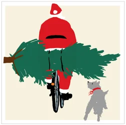 Aufgeputzter Weihnachtsmann