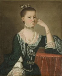 Porträt von Mrs. Elias Vander Horst, ca. 1763