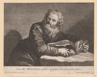 Heiliger Antonius mit einem Buch