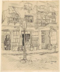 Straßenszene in New York