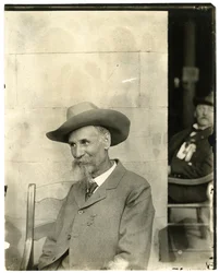 Mann mit Hut, Medaille, ca. 1905-40
