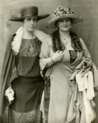 Mrs. Coolidge & ihre Freundin Mrs. Frances Parkinson Keyes, 1924