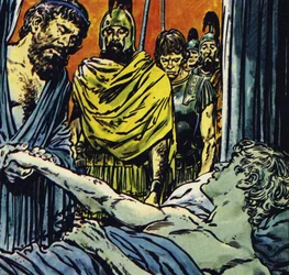 Alexander starb 323 an einem Fieber, im Alter von 32 Jahren